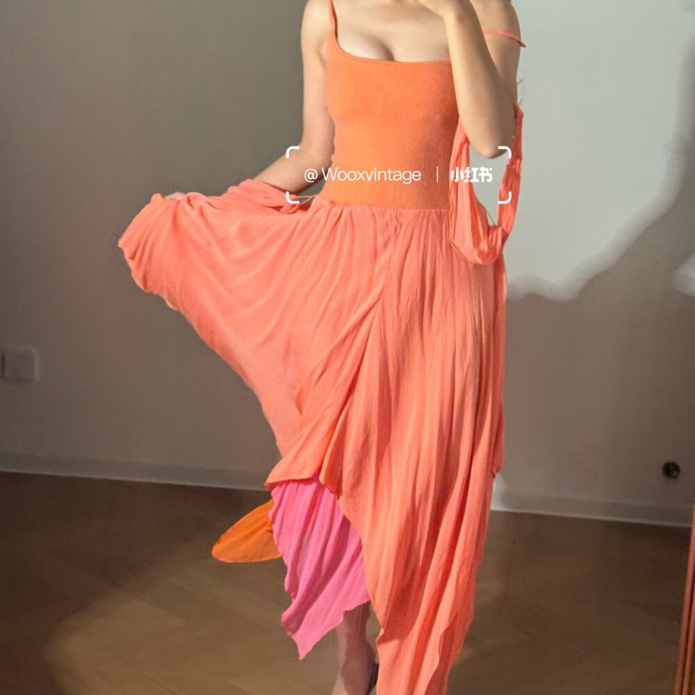 Ralph Lauren Black Label Cashmere and Silk Dress